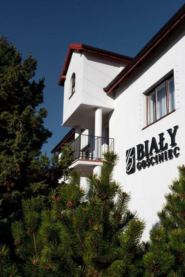 Hotel Bialy Gosciniec Ciechanów Exterior foto
